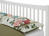 Serene Alice 4ft Small Double Wooden Bed Frame In Opal White Thumbnail