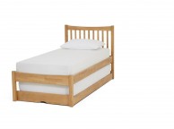 Serene Alice 3ft Single Wooden Guest Bed Frame In Honey Oak Thumbnail