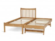 Serene Alice 3ft Single Wooden Guest Bed Frame In Honey Oak Thumbnail
