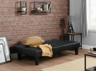 Birlea Franklin Black Faux Leather Sofa Bed Thumbnail