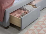 Birlea Woodbury 4ft6 Double Grey Fabric Bed Frame With 4 Drawers Thumbnail