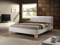 Birlea Brooklyn White 6ft Super Kingsize Faux Leather Bed Frame Thumbnail
