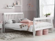 Birlea Belford 4ft6 Double White Wooden Bed Frame Thumbnail