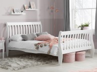 Birlea Belford 4ft Small Double White Wooden Bed Frame Thumbnail