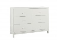 Bentley Designs Atlanta White 6 Drawer Chest Thumbnail