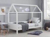 Birlea Home 3ft Single White Wooden Bed Frame Thumbnail