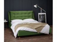 LPD Sloane 5ft Kingsize Green Fabric Bed Frame Thumbnail