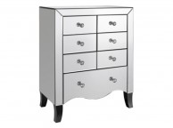 LPD Valentina Mirrored 7 Drawer Chest Thumbnail