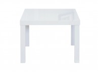 LPD Puro Side Table In White Gloss Thumbnail