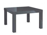 LPD Puro Side Table In Charcoal Gloss Thumbnail