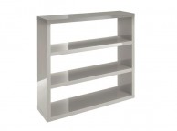 LPD Puro Bookcase In Stone Gloss Thumbnail