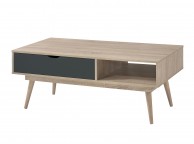 LPD Scandi Coffee Table Grey And Oak Finish Thumbnail