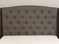 Emporia Mayfair 5ft Kingsize Grey Fabric Ottoman Bed Thumbnail
