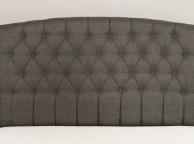 Emporia Lyndhurst 5ft Kingsize Grey Fabric Ottoman Bed Thumbnail