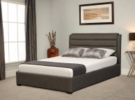 Emporia Chelsea 5ft Kingsize Grey Fabric Ottoman Bed Thumbnail