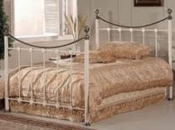 Metal Beds Oxford 5ft (150cm) King Size Ivory Bed Frame Thumbnail