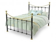 Metal Beds Oxford 5ft (150cm) King Size Black Bed Frame Thumbnail