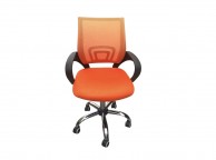 LPD Tate Swivel Office Chair In Orange Thumbnail