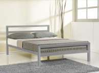 Metal Beds Eaton 4ft6 (135cm) Double Contract Grey Metal Bed Frame Thumbnail