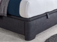 Kaydian Appleby 6ft Super Kingsize Slate Grey Fabric Ottoman Storage Bed Thumbnail