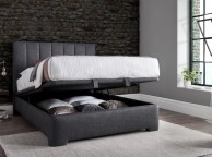 Kaydian Medburn 4ft6 Double Slate Grey Fabric Ottoman Storage Bed Thumbnail