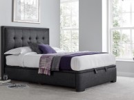 Kaydian Falstone 4ft6 Double Slate Grey Fabric Ottoman Storage Bed Thumbnail