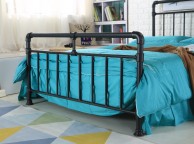 Metal Beds Pippa 4ft6 Double Black Metal Bed Frame Thumbnail