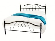 Metal Beds Sussex 3ft (90cm) Single Crystal Black Metal Bed Frame Thumbnail