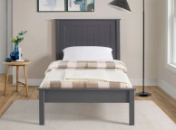 Limelight Taurus 3ft Single Dark Grey Wooden Bed Frame With Low Foot End Thumbnail