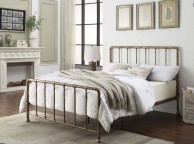 Flintshire Kinnerton 4ft6 Double Antique Bronze Finish Metal Bed Frame Thumbnail