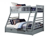 Sweet Dreams States Triple Sleeper Bunk Bed In Grey Thumbnail