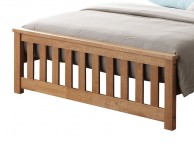 Sweet Dreams Conrad 3ft Single Oak Finish Wooden Bed Frame Thumbnail