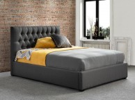 Sweet Dreams Layla 5ft Kingsize Fabric Ottoman Bed Frame (Choice Of Colours) Thumbnail