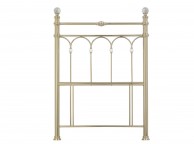 Bentley Designs Krystal 3ft Single Champagne Brass Finish Metal Headboard Thumbnail