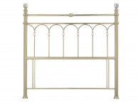 Bentley Designs Krystal 5ft Kingsize Champagne Brass Finish Metal Headboard Thumbnail