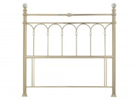 Bentley Designs Krystal 5ft Kingsize Champagne Brass Finish Metal Headboard Thumbnail