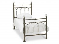 Bentley Designs Krystal 3ft Single Antique Brass Finish Metal Bed Frame Thumbnail