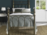 Bentley Designs Krystal 3ft Single Antique Brass Finish Metal Bed Frame Thumbnail