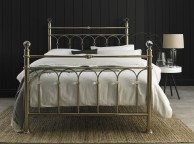 Bentley Designs Krystal 5ft Kingsize Champagne Brass Finish Metal Bed Frame Thumbnail