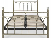 Bentley Designs Krystal 4ft6 Double Champagne Brass Finish Metal Bed Frame Thumbnail