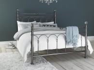 Bentley Designs Krystal 4ft6 Double Antique Nickel Metal Bed Frame Thumbnail