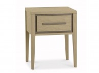 Bentley Designs Rimini Oak 1 Drawer Bedside Thumbnail