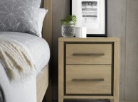 Bentley Designs Rimini Oak 2 Drawer Bedside Thumbnail