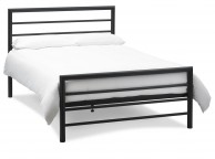 Bentley Designs Urban 4ft Small Double Matt Black Metal Bed Frame Thumbnail