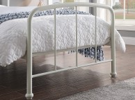 Sleep Design Belmont 3ft Single White Metal Bed Frame Thumbnail