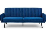 Julian Bowen Afina Sofa Bed In Blue Velvet Thumbnail