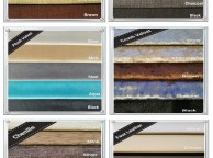 Metal Beds Ruby 3 Panel 4ft Small Double Fabric Headboard (Choice Of Colours) Thumbnail