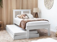 Sleep Design Astley 3ft Single White Wooden Guest Bed Thumbnail