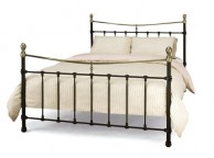 Serene Edwardian II Black 5ft Kingsize Metal Bed Frame Thumbnail