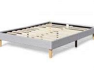 Sleep Design Edworth 5ft Kingsize Grey Fabric Platform Bed Frame Thumbnail